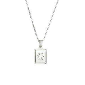 Shell Initial Necklace